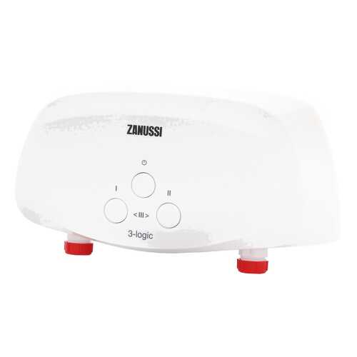 Водонагреватель проточный Zanussi 3-logic 3.5 TS (душ+кран) white в Кей