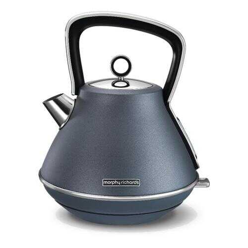 Чайник электрический Morphy Richards Evoke Pyramid Silver Blue в Кей