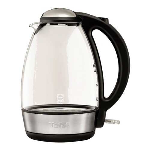 Чайник электрический Tefal Glass KI7208 Black/Silver в Кей