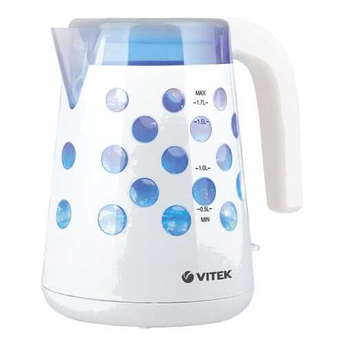 Чайник электрический Vitek VT-7048 W White/Blue в Кей