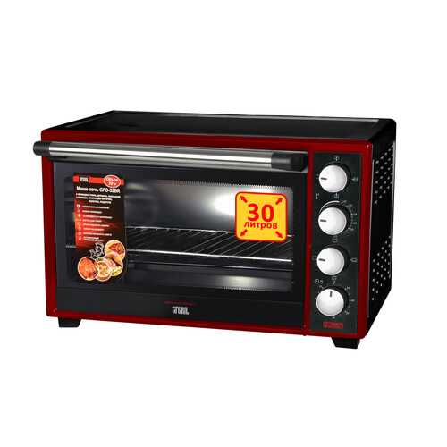 Мини-печь GFGRIL GFO-32BR Black/Red в Кей