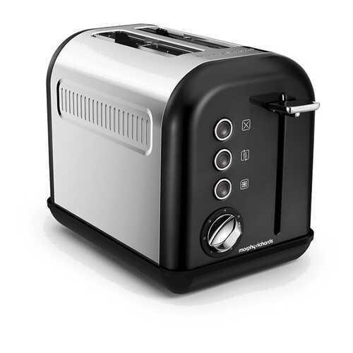 Тостер Morphy Richards Accents Toaster Black SS 2 Slice 222013EE в Кей