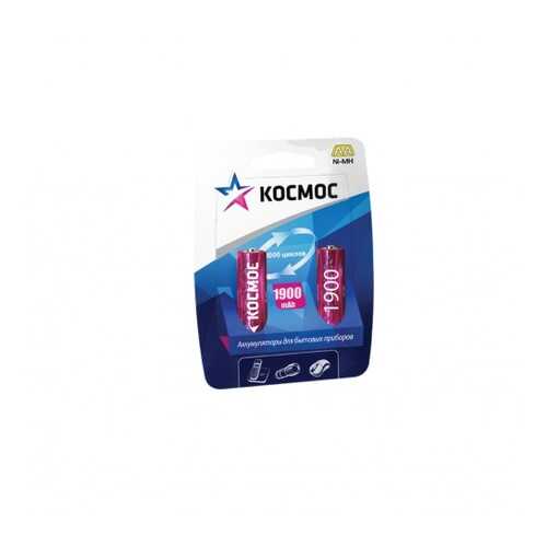 Аккумулятор КОСМОС KOCR6NIMH(1900MAH) AA (LR6) 2шт. в Кей