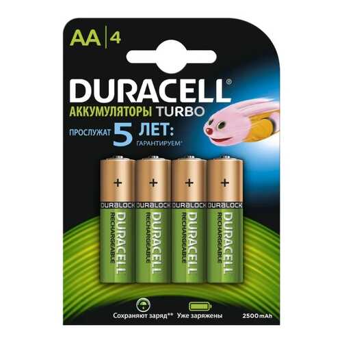 Аккумуляторная батарея Duracell Turbo HR6-4BL 4 шт в Кей