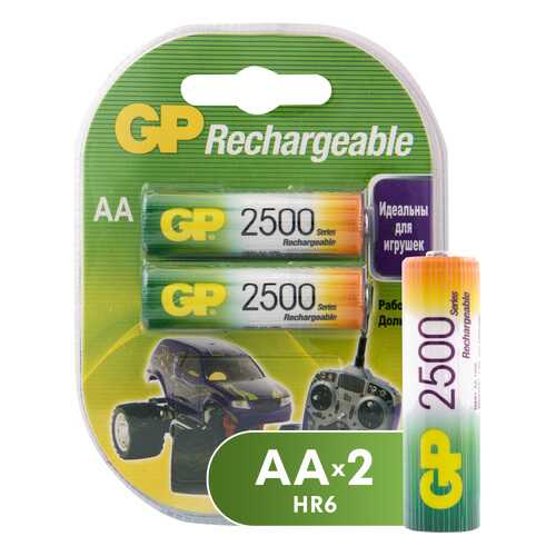 Аккумуляторная батарея GP Batteries AA (250AAHC-2DECRC2) 2 шт в Кей