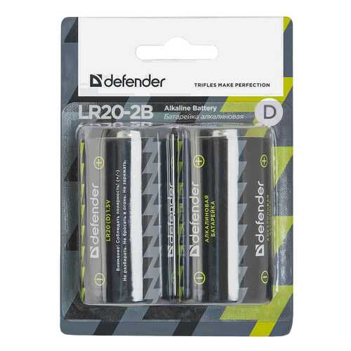 Батарейка Defender LR20-2B 2 шт в Кей