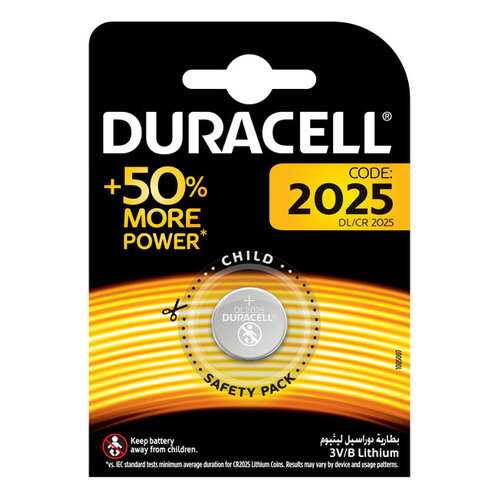 Батарейка Duracell 2025 1 шт в Кей