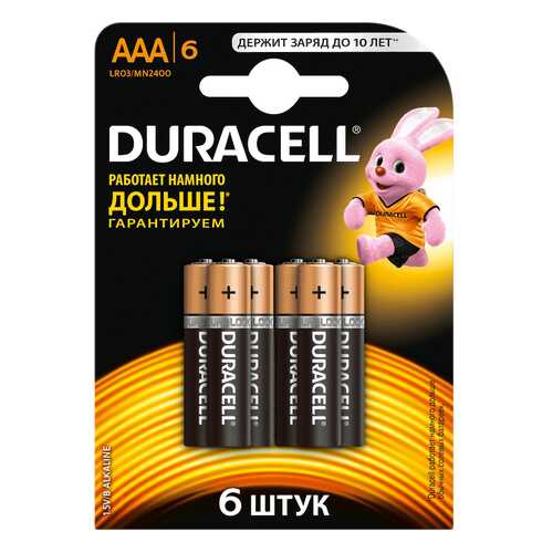 Батарейка Duracell Basic LR03 6 шт в Кей