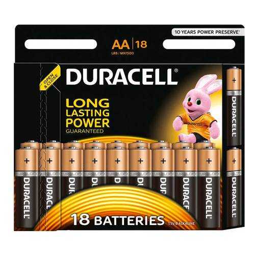 Батарейка Duracell Basic LR6 18 шт в Кей