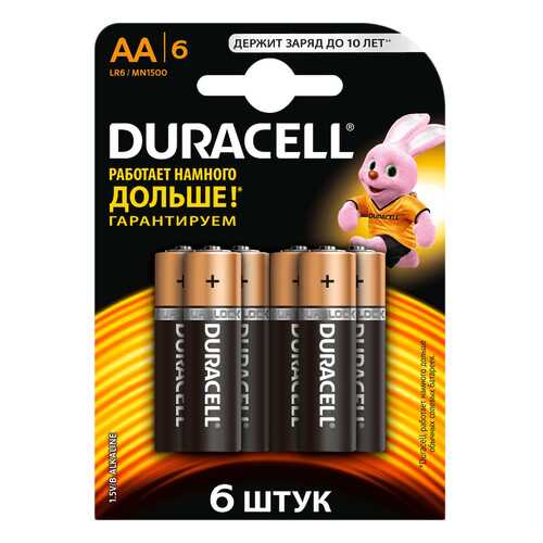 Батарейка Duracell Basic LR6 6 шт в Кей