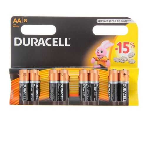 Батарейка Duracell LR6-8BL Basic в Кей