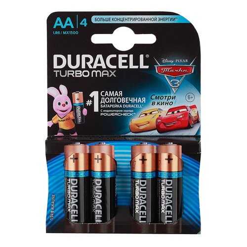 Батарейка Duracell Turbo Max AA 4 шт в Кей