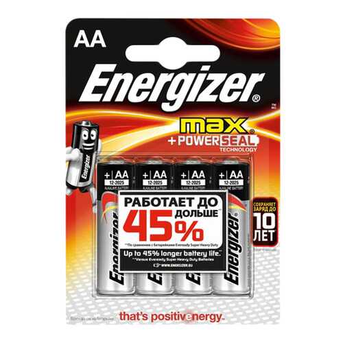 Батарейка Energizer MAX E91/AA BP4 4 шт в Кей