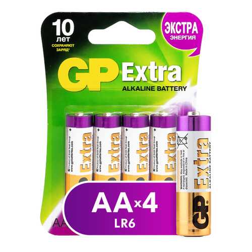 Батарейка GP Extra AA (15AXNEW-2CR4) 4 шт в Кей