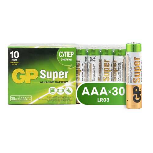 Батарейка GP Super Alkaline ААА (24A-2CRVS30) 30 шт в Кей