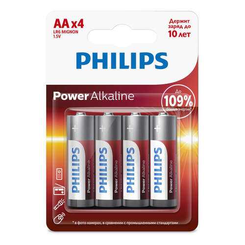 Батарейка Philips LR6P4B/51 Power 4 шт в Кей