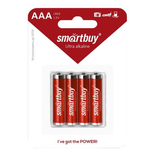 Батарейка SmartBuy Alkaline SBBA-3A04B 4 шт в Кей