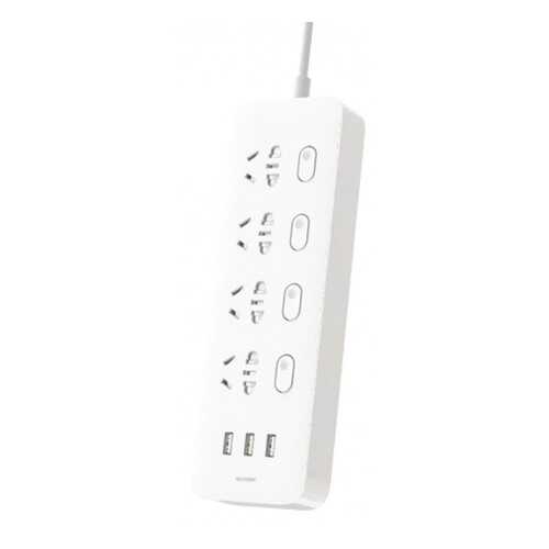 Сетевой фильтр Xiaomi Mi Power Strip, 4 розетки, 1,6 м, White в Кей