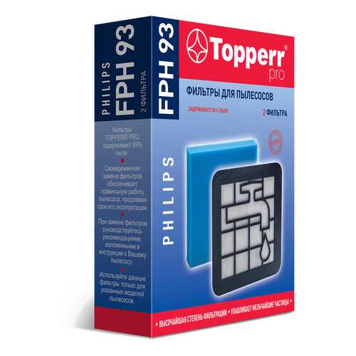 Фильтр Topperr FPH93 для пылесосов Philips в Кей