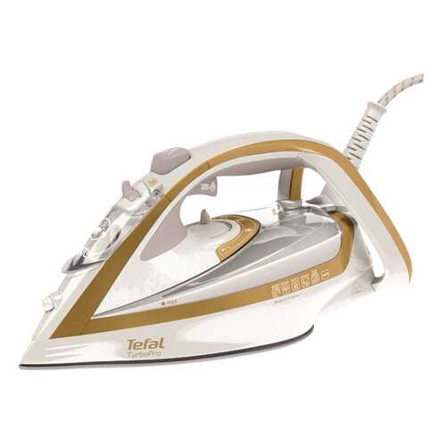 Утюг Tefal Turbo Pro FV5654E0 White/Gold в Кей