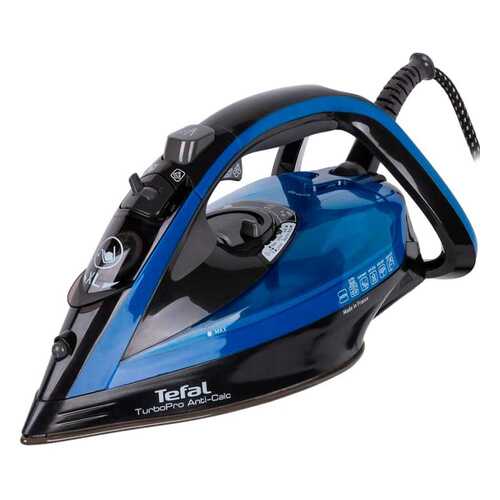 Утюг Tefal TurboPro Anti-Calc FV5648 Blue/Black в Кей