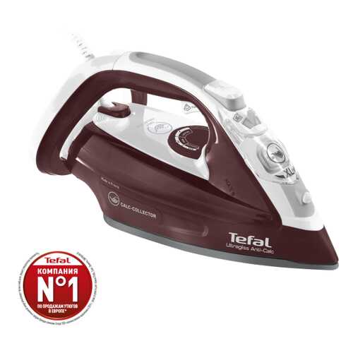 Утюг Tefal Ultragliss 4 FV4961 E0 White/Red в Кей