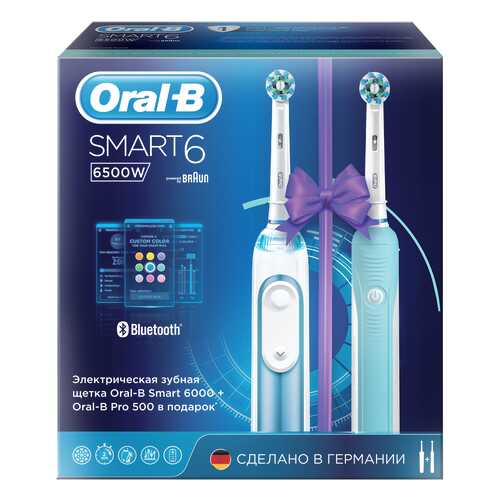 Электрическая зубная щетка Braun Oral-B 6500 W (D700.525.5XP) в Кей