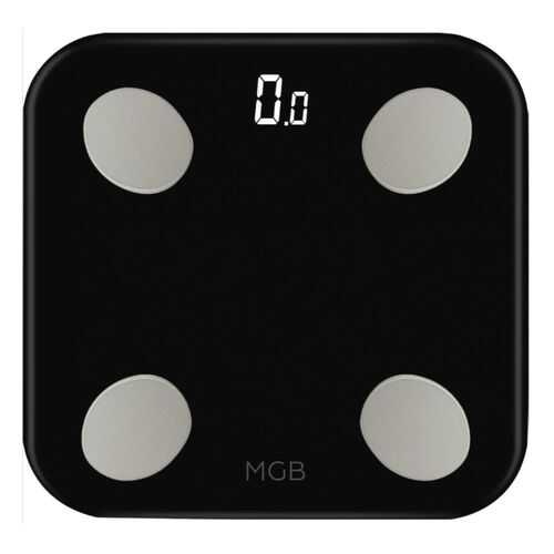 Весы напольные MGB Body Fat Scale Glass Edition Black в Кей