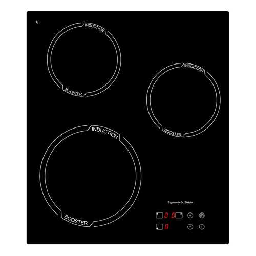 Встраиваемая варочная панель индукционная Zigmund & Shtain CIS 029.45 BX Black в Кей