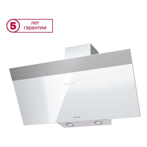 Вытяжка Krona Steel Kristen 900 white/inox S в Кей